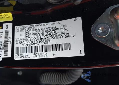 2014 Toyota Tundra Sr5 4.6L V8 from USA, damaged, VIN 5TFRM5F15EX075638